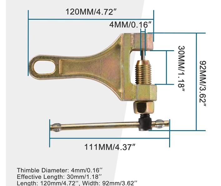 420 428 520 PIT Dirt Quad Bike Chain Breaker Splitter Rivet Cutter Repair Tool - My Store