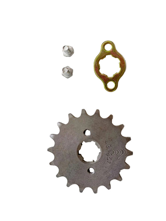 18T Front Sprocket 20mm Centre Hole for 428 Chain Fit 110cc 125cc 140cc Pit Pro Trail Dirt Bike ATV