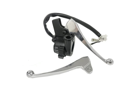 Twist Throttle Housing with Switch + Brake Levers for Yamaha PW50 PY50 Peewee 50 Dirt Bike
