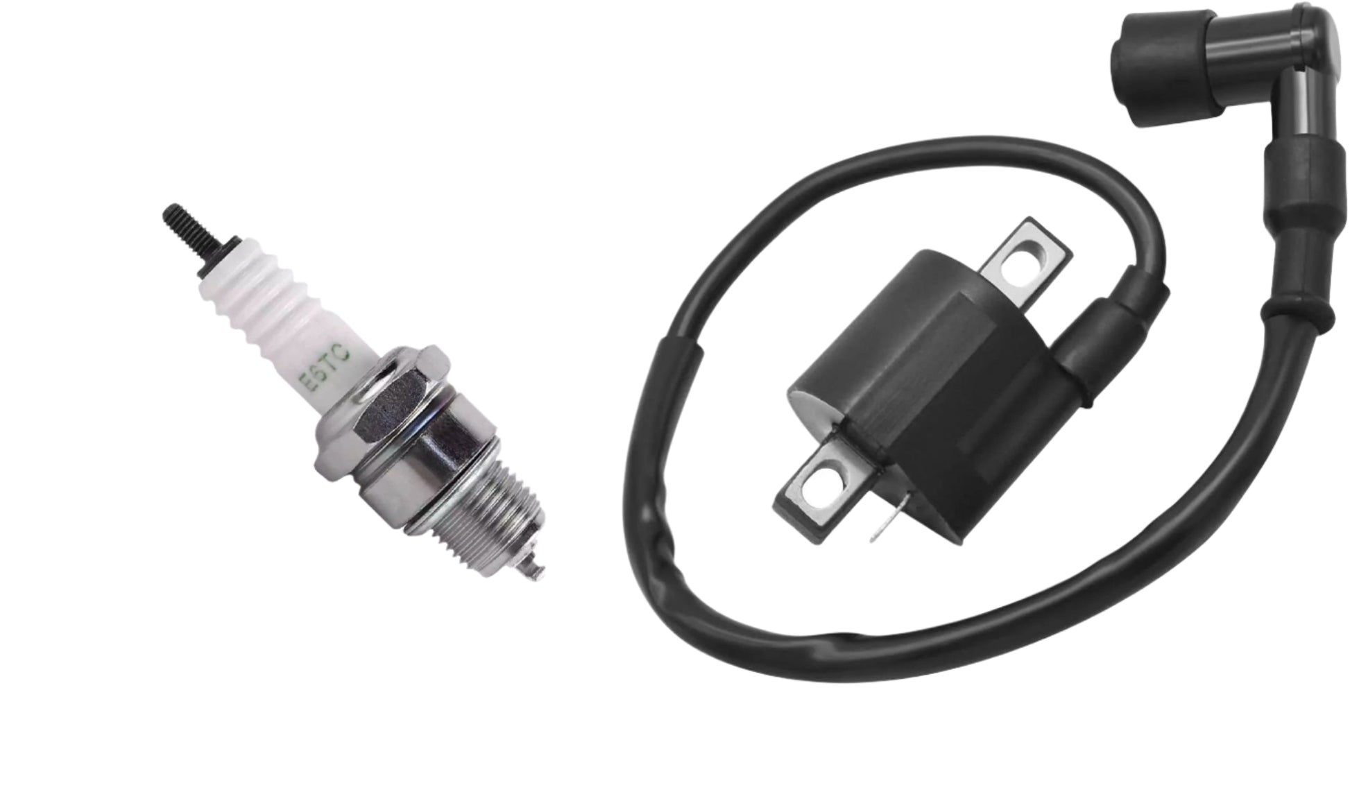 Ignitionn Coil E6TC Spark Plug YAMAHA PW50 PY50 PEEWEE50 PIT DIRT BIKE - My Store