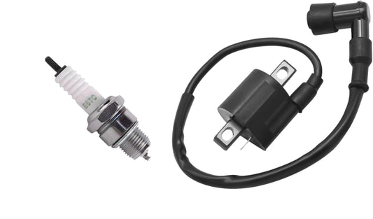 Ignitionn Coil E6TC Spark Plug YAMAHA PW50 PY50 PEEWEE50 PIT DIRT BIKE - My Store