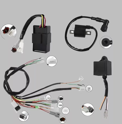 Wiring Loom IGNITION CDI CONTROL UNIT COIL Magneto YAMAHA PW50 PY50 DIRT BIKE
