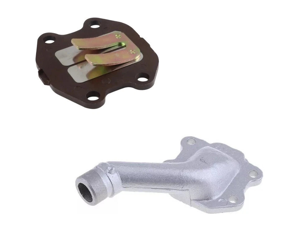 Intake Manifold + Reed Valve Kit for Yamaha PW50 PW 50 QT50 PeeWee Dirt Bike IN15+BV01