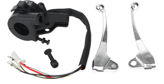 TWIST THROTTLE HOUSING SWITCH BRAKE LEVERS YAMAHA PW50 PY50 PEEWEE 50 DIRT BIKE - My Store