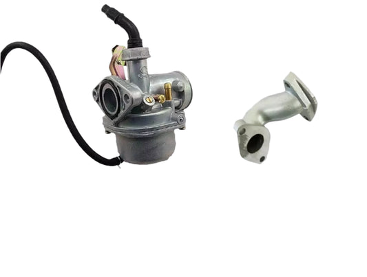 PZ 19mm Cable Choke Carby +Manifold 110cc 125cc PIT Quad Bike ATV Buggy - My Store