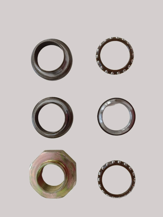 STEERING HEAD STEM BEARINGS NUT Kit For YAMAHA PY50 PW50 PEEWEE YZinger Bike