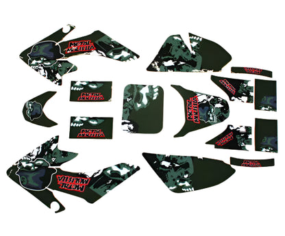 Metal Mulisha 3M Decal Graphics Kit for CRF50 Pit Bike Dirt Bike Fairings - My Store
