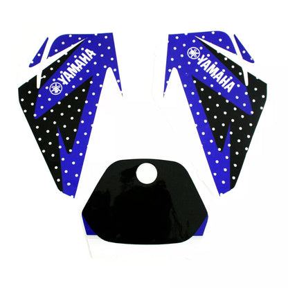 3M BLUE Decals Graphics Sticker Kit YAMAHA PEEWEE 80 PW80 PY80 Fairing Dirt Bike - My Store