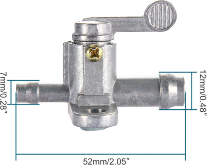 5mm–8mm Inline Fuel Petcock Tap Filter Switch For Yamaha PW50 PY50 Peewee Dirt Bike