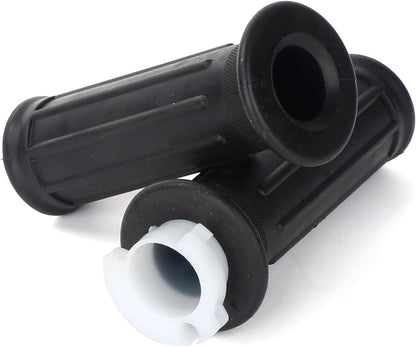 Twist Throttle Tube + Hand Grips Pair for Yamaha PW50 PY50 Peewee 50 Pit Dirt Bike