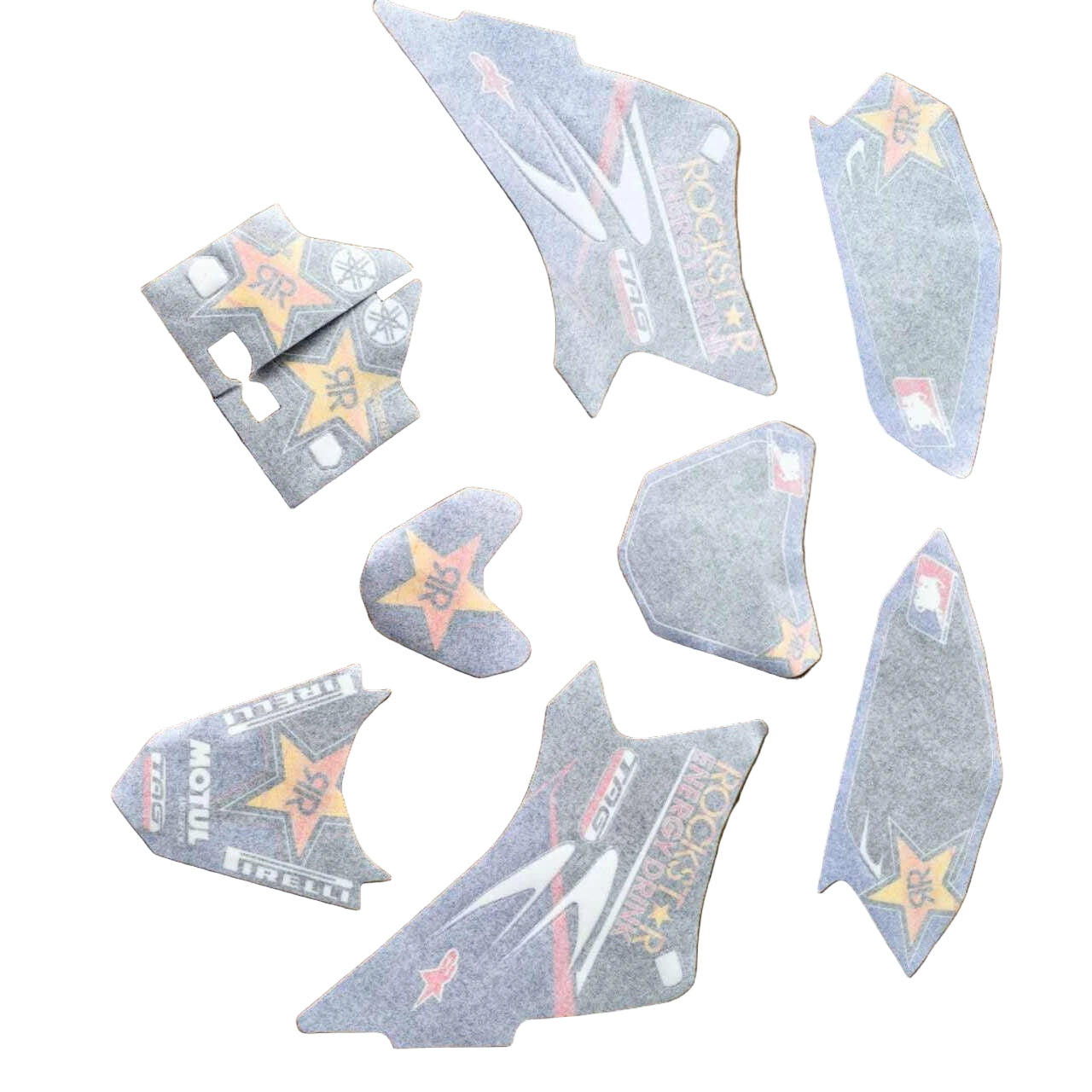 Blue Graphics Sticker Kit Rockstar-Style Fits Yamaha TTR50 50cc Dirt Pit Bike Decals