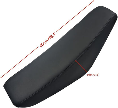 Flat Tall Seat Fits Honda CRF50 110cc–140cc Pit Dirt Trail Bikes – Black