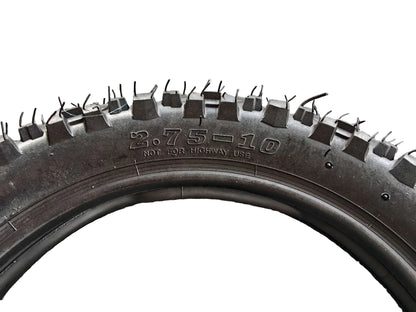 2.75-10 Front/Rear Tire & Inner Tube Set for Yamaha PW50 Honda CRF50 Pit Bikes