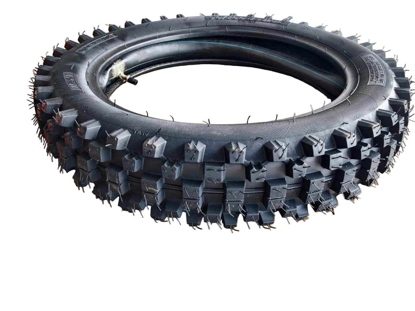 70/100-17 Front + 90/100-14 Rear Pit Bike Tyre & Tube Set