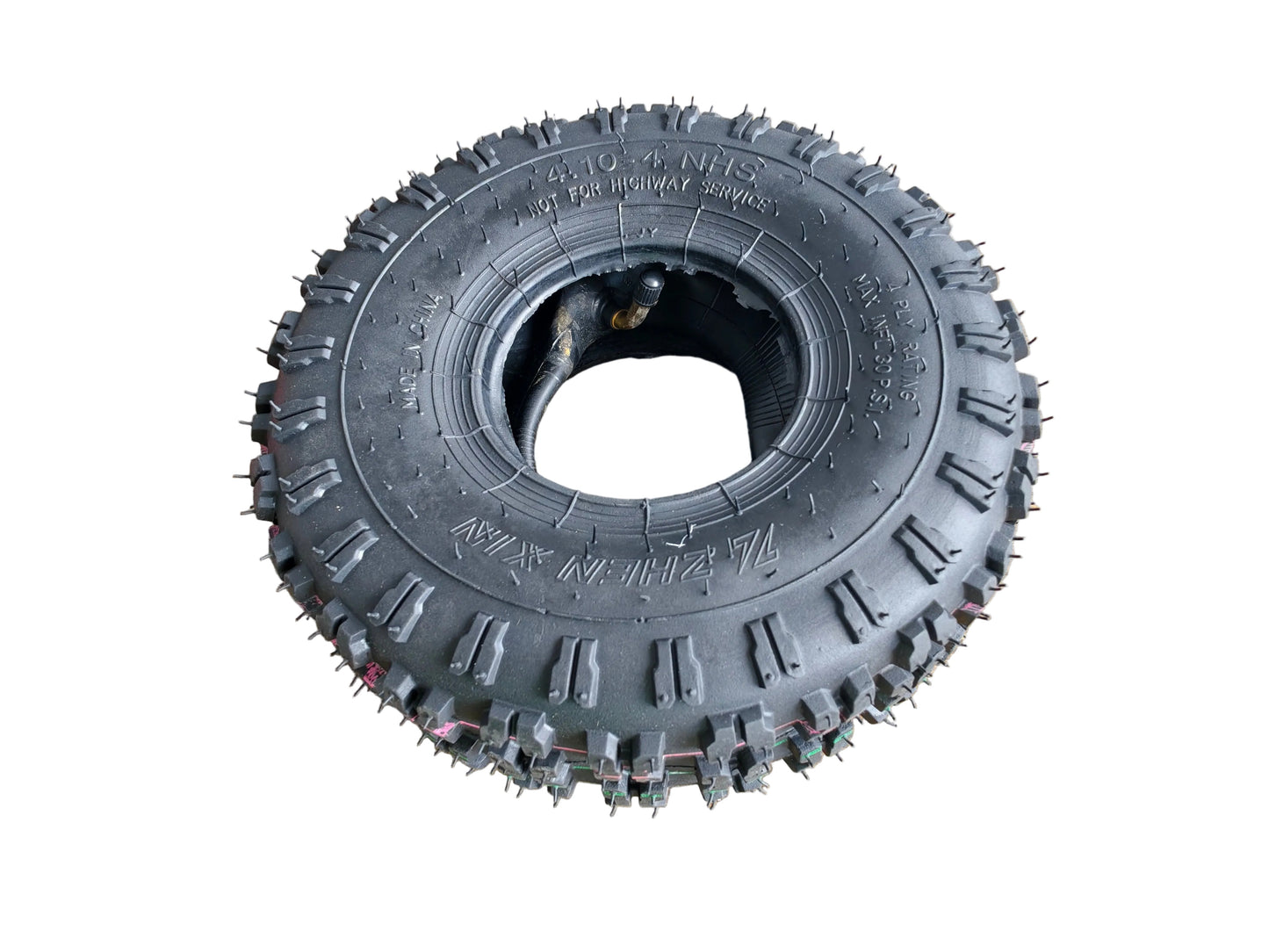 2 Pack 3.50-4 / 4.10-4 Mini Quad ATV Buggy Go Kart Tyre & Tube Set