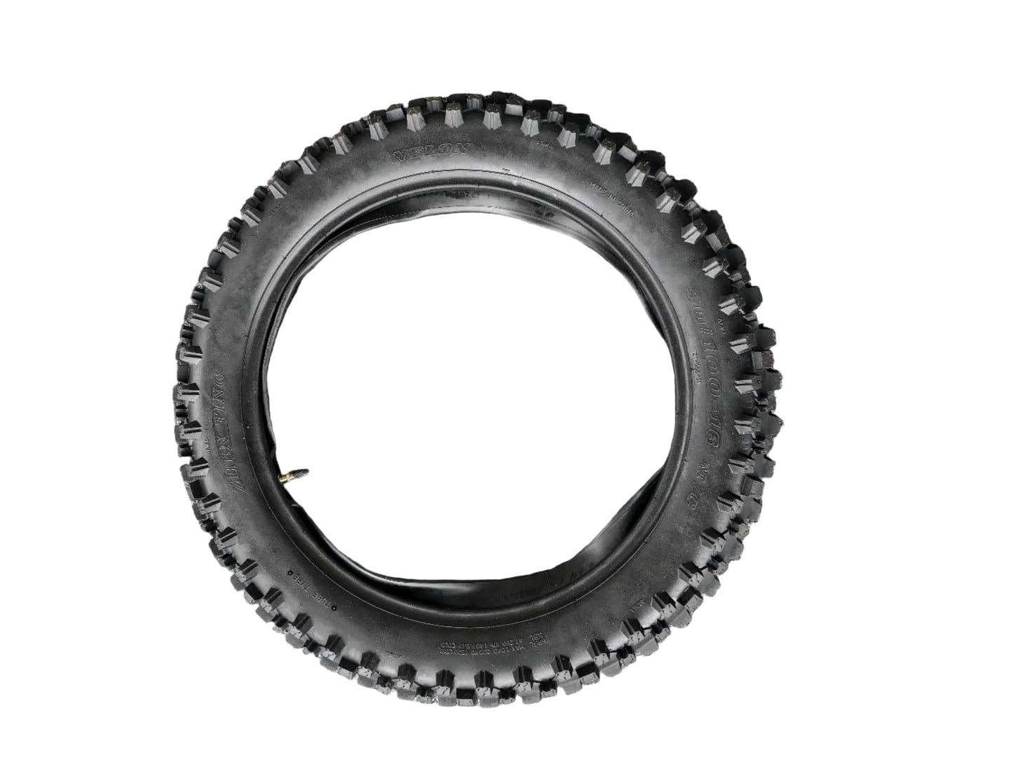 70/100-17 Front + 90/100-16 Rear Pit Bike Tyre & Tube Set