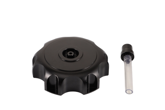 BLACK Alloy Gas Fuel Petrol Tank Cap + Breather 110cc 125cc PIT Trail Dirt Bike - My Store