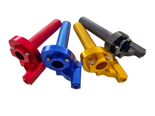 CNC Quarter Turn Quick Twist Throttle Housing Grip 22mm for PIT PRO Dirt Bike ATV Quad
