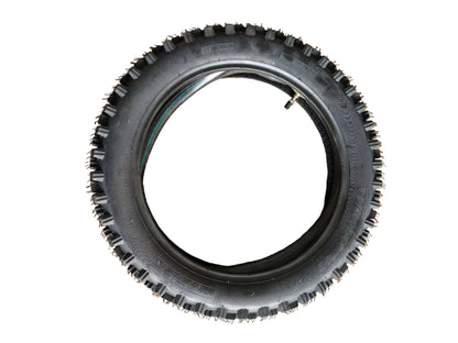 90/100-14 Rear Knobby Tyre + Inner Tube 14 Inch Pit Bike Dirt Bike Off Road