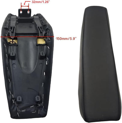 Flat Tall Seat Fits Honda CRF50 110cc–140cc Pit Dirt Trail Bikes – Black
