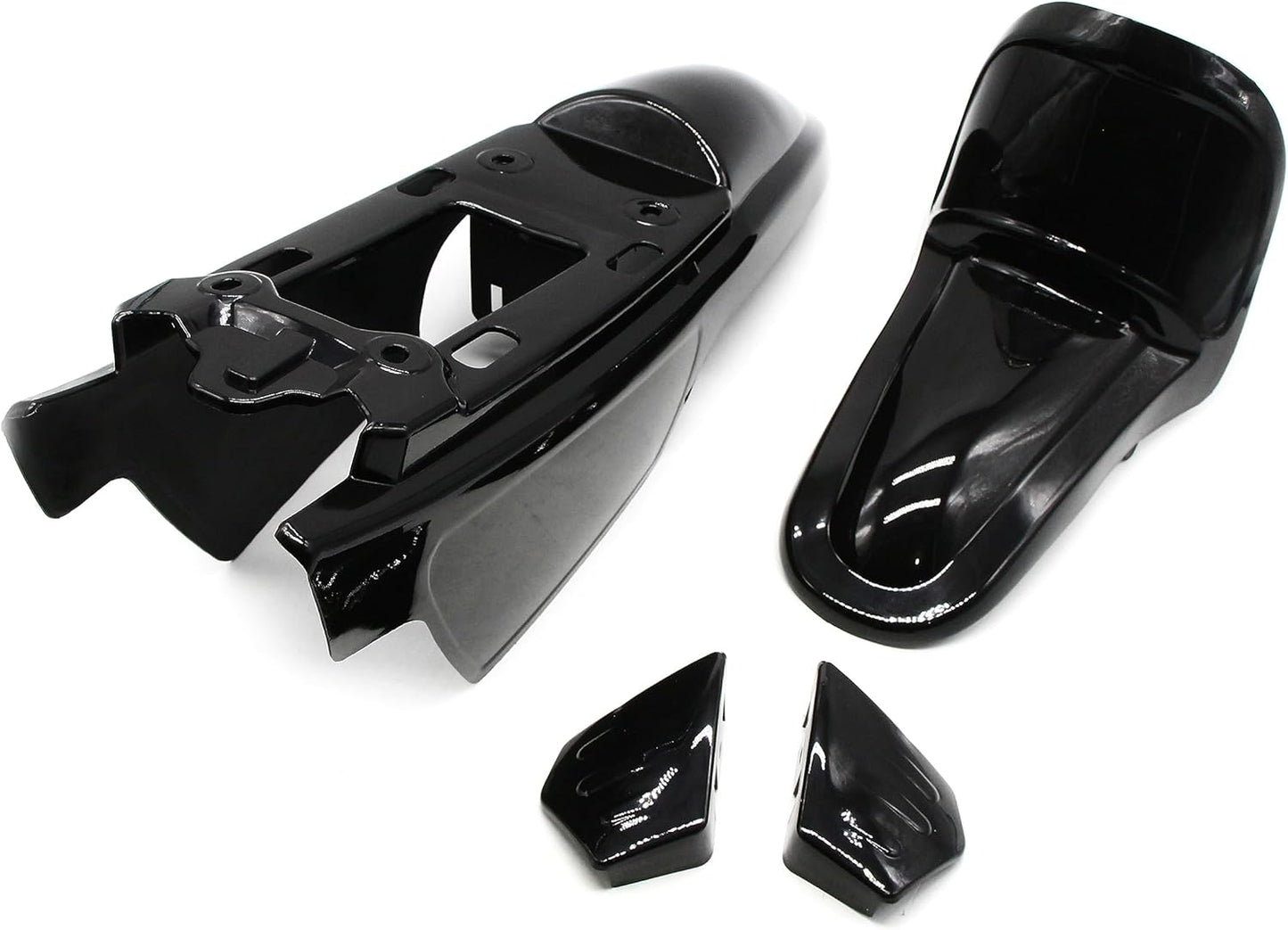 Black Plastic Fender Fairing Body Kit with Seat & Fuel Tank for Yamaha PW50 PY50 PeeWee 50 Mini Bike