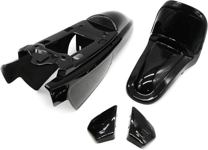 Black Plastic Fender Fairing Body Kit with Seat & Fuel Tank for Yamaha PW50 PY50 PeeWee 50 Mini Bike