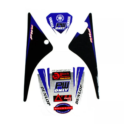 3M BLUE Decals Graphics Sticker Kit YAMAHA PEEWEE 80 PW80 PY80 Fairing Dirt Bike - My Store