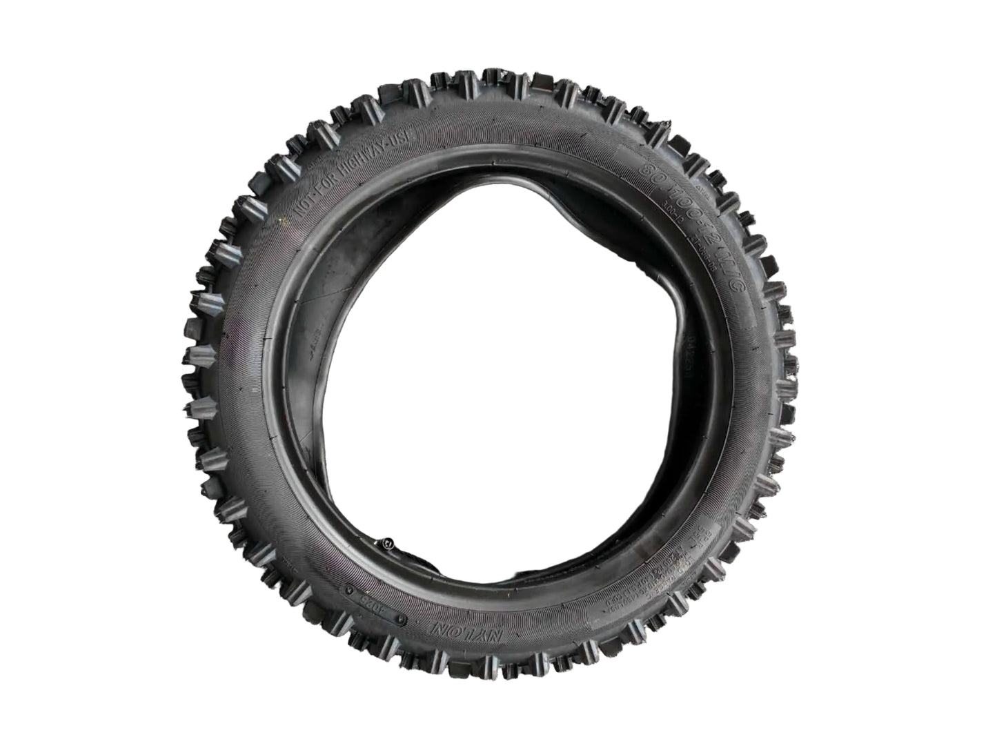 80/100-12 Rear Knobby Tyre + Inner Tube 12 Inch Pit Bike Dirt Bike Off Road