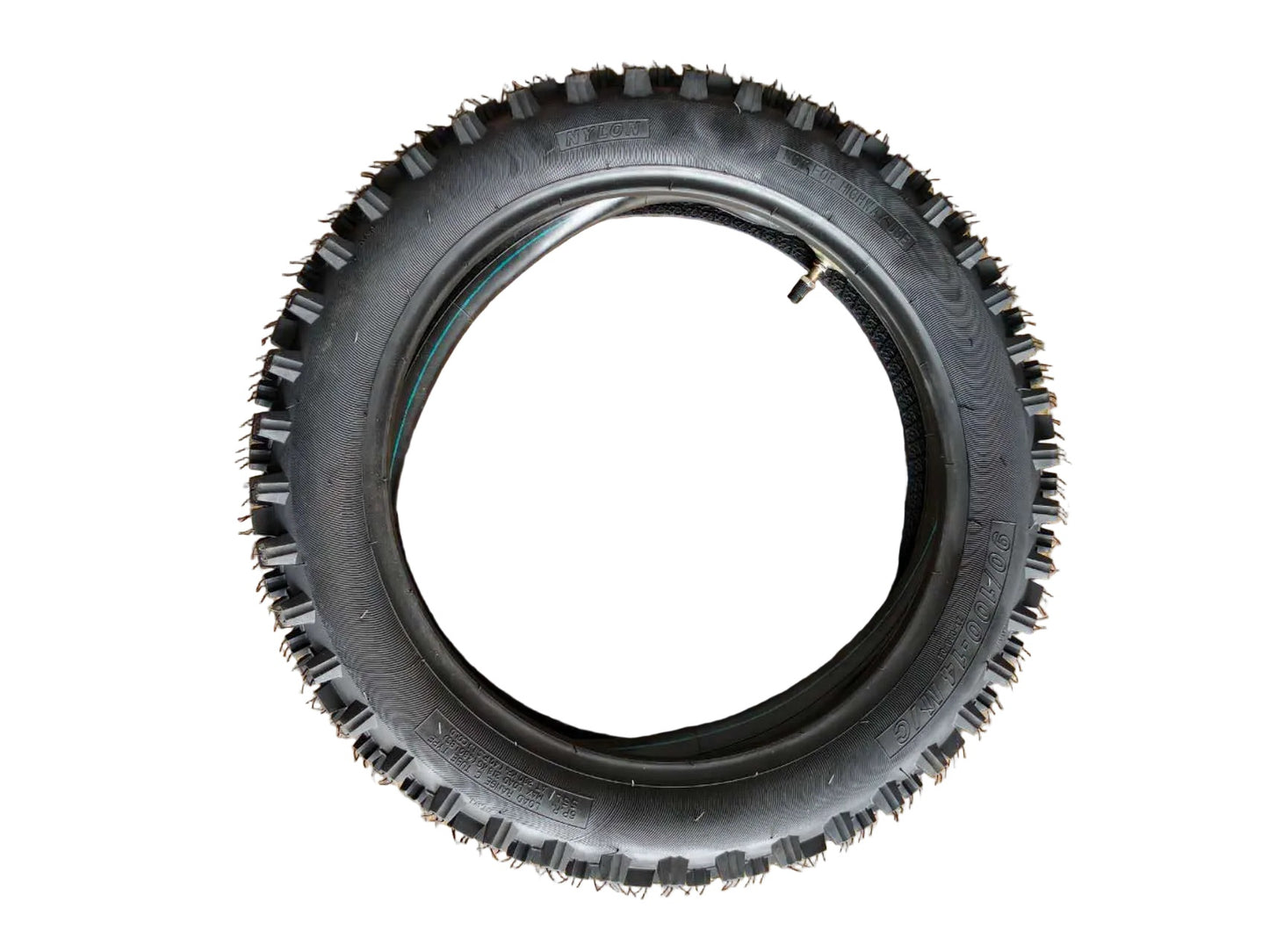 70/100-17 Front + 90/100-14 Rear Pit Bike Tyre & Tube Set