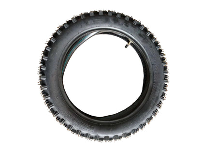 70/100-17 Front + 90/100-14 Rear Pit Bike Tyre & Tube Set