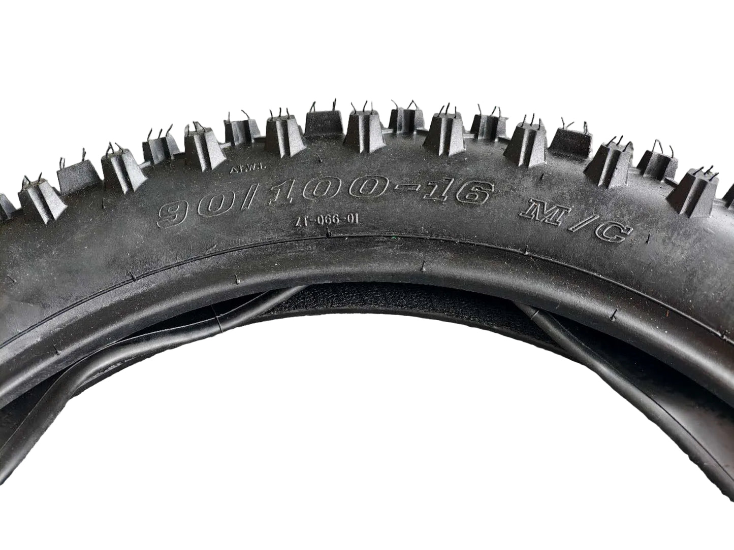 90/100-16 Rear Knobby Tyre + Inner Tube 16 Inch Pit Bike Dirt Bike Off Road