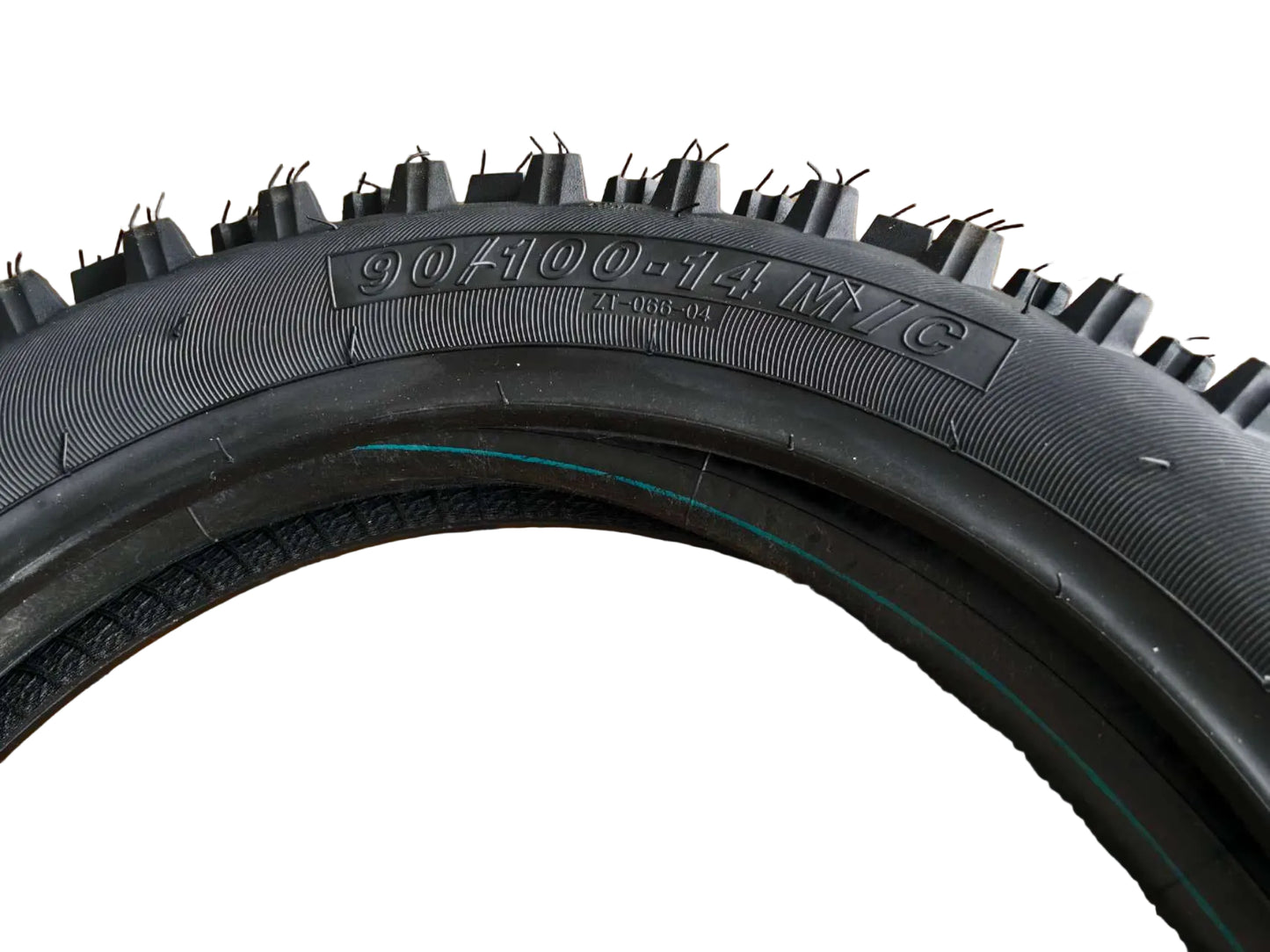 90/100-14 Rear Knobby Tyre + Inner Tube 14 Inch Pit Bike Dirt Bike Off Road