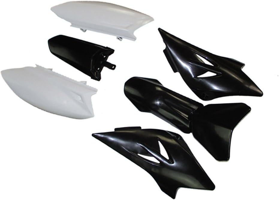 6-Piece Black Fairing Plastic Kit Replacement Fits Yamaha TTR50 50cc Dirt Pit Bikes