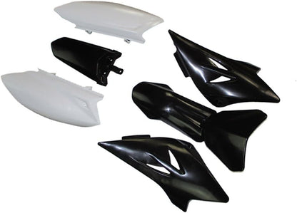 6-Piece Black Fairing Plastic Kit Replacement Fits Yamaha TTR50 50cc Dirt Pit Bikes