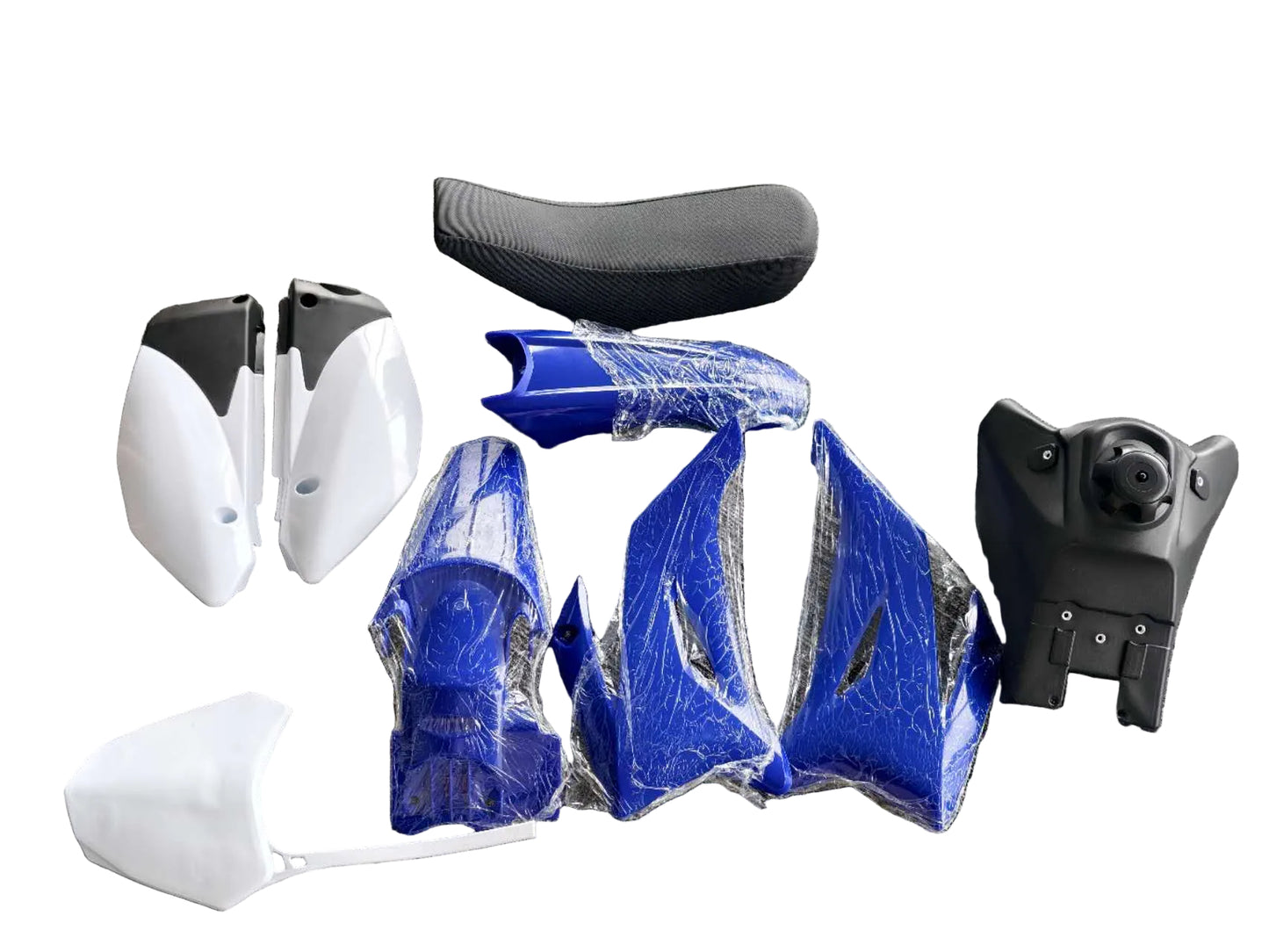 Complete Full Body Plastics Kit + Seat + Fuel Tank for Yamaha TTR110 / TTR110E (2008–2026+)