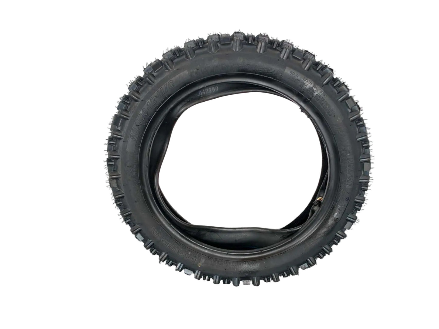14"/12" Pit Bike Motocross Tyre Set (2.50-14 & 3.00-12) for PW80, CRF110, KX65