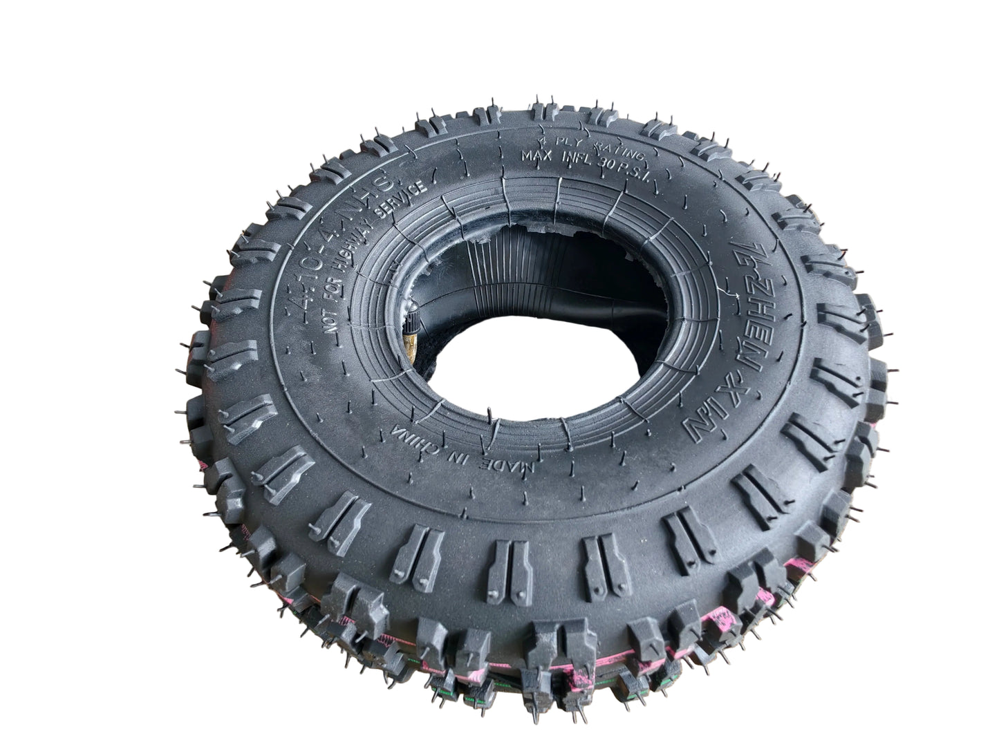 3.50-4 / 4.10-4 Mini Quad ATV Buggy Go Kart Tyre and Inner Tube Set