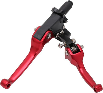 RED CNC Heavy Duty Clutch & Brake Lever Set For 125cc / 140cc / 150cc Pit & Trail Dirt Bikes