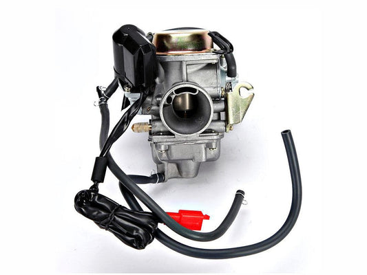 Electric Choke Auto 24mm Carb Carby Carburetor GY6 125 150cc Quad Bike ATV Buggy - My Store