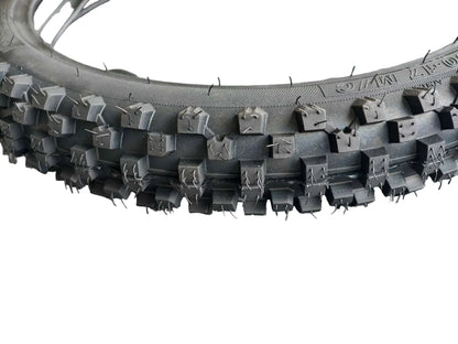 70/100-17 Dirt Bike Pit Bike Front Knobby Tyre and Inner Tube Off Road Replacement