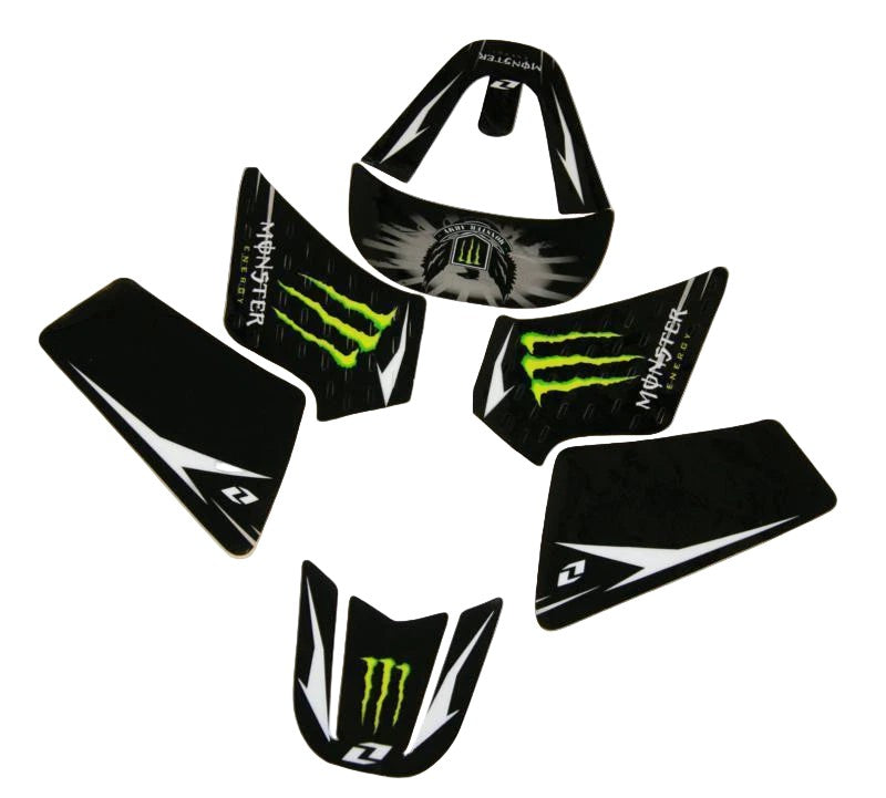 3M Monster Skull Sticker Decal Graphics Kit for Yamaha PW50 Peewee 50 PY50 Pit Dirt Bike