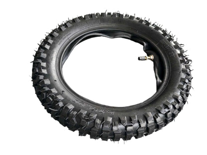 2.75-10 Front/Rear Tire & Inner Tube Set for Yamaha PW50 Honda CRF50 Pit Bikes