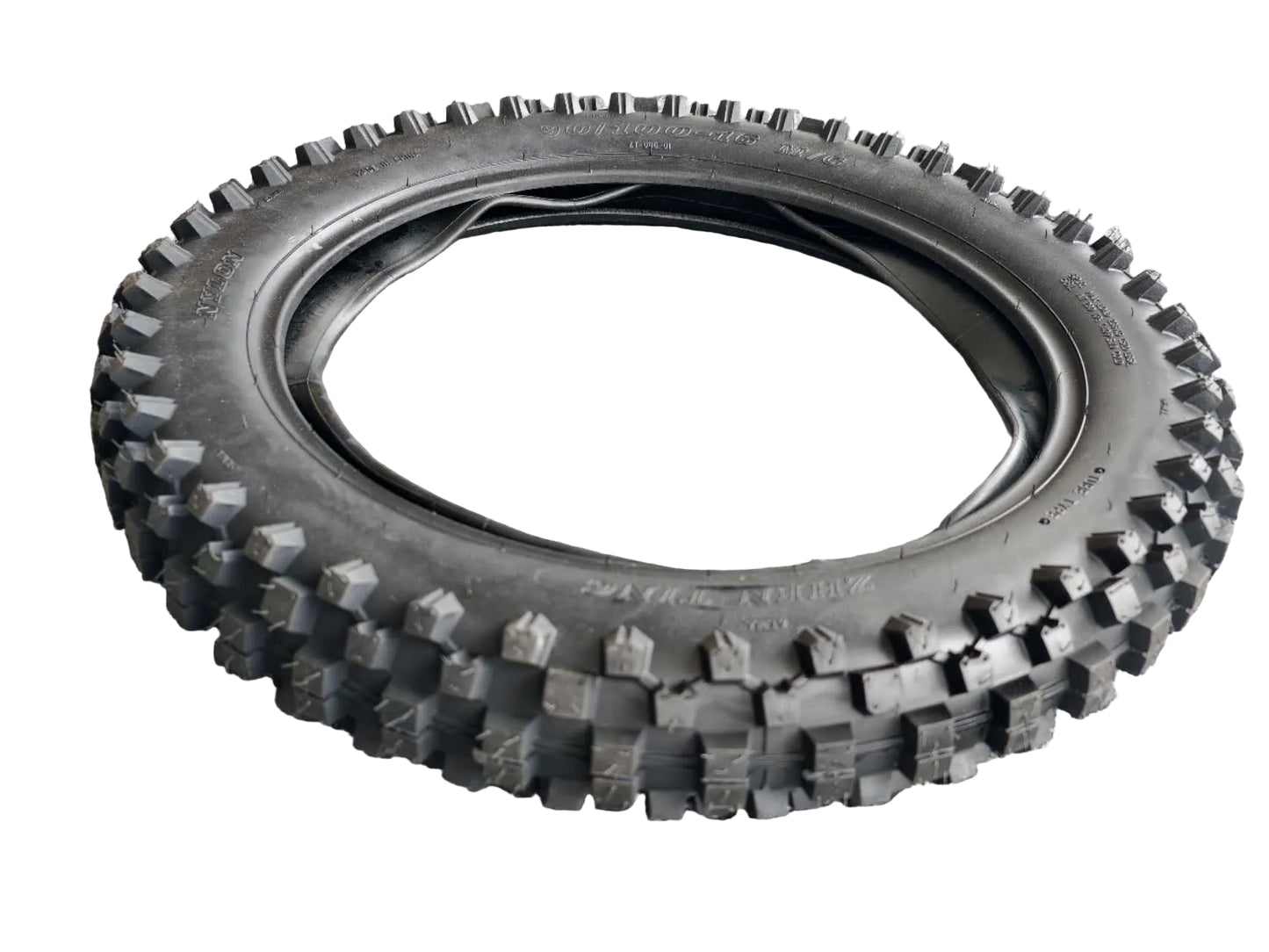 90/100-16 Rear Knobby Tyre + Inner Tube 16 Inch Pit Bike Dirt Bike Off Road