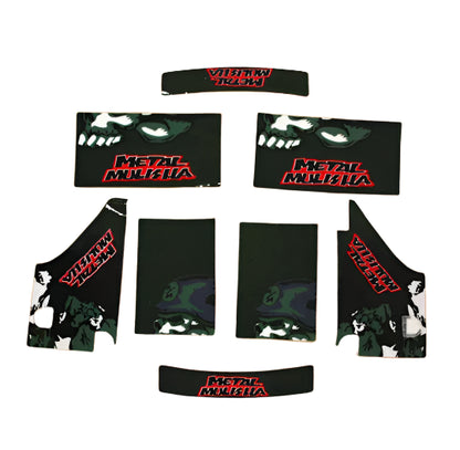 Metal Mulisha 3M Decal Graphics Kit for CRF50 Pit Bike Dirt Bike Fairings - My Store