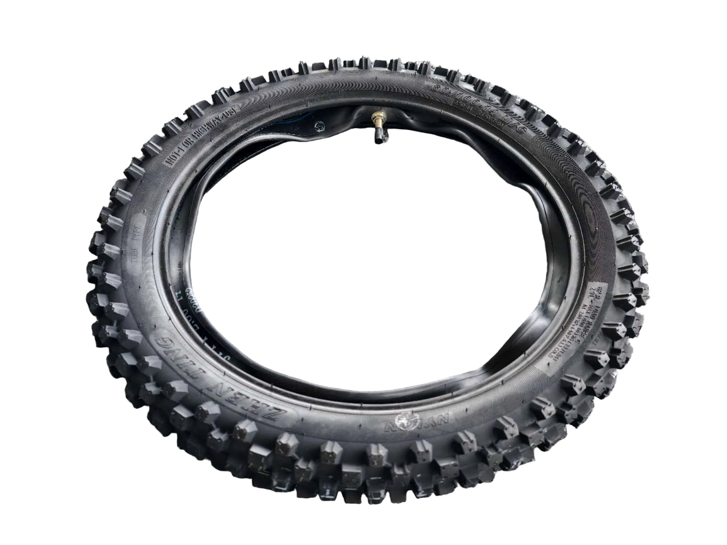 2.75-10 Front/Rear Tire & Inner Tube Set for Yamaha PW50 Honda CRF50 Pit Bikes