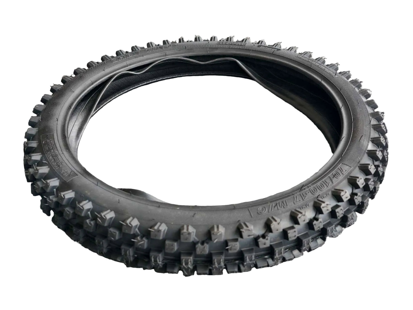 70/100-17 Dirt Bike Pit Bike Front Knobby Tyre and Inner Tube Off Road Replacement