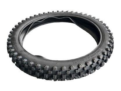 70/100-17 Dirt Bike Pit Bike Front Knobby Tyre and Inner Tube Off Road Replacement