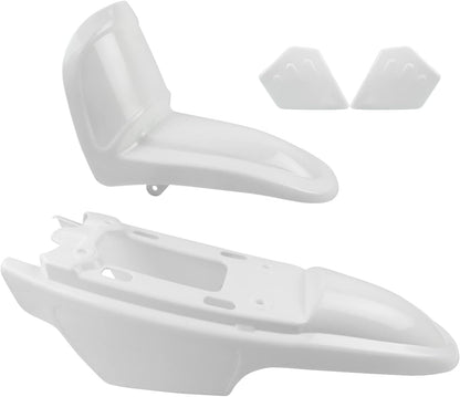 White Plastic Fender Fairing Seat Fuel Tank Kit for Yamaha PW50 PY50 PeeWee 50 Dirt Bike