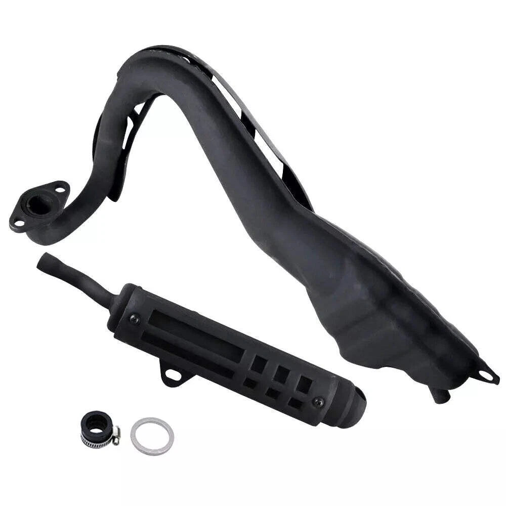 Complete Exhaust Pipe & Muffler Silencer Assembly for Yamaha PW80 / PY80 (1983–2006)