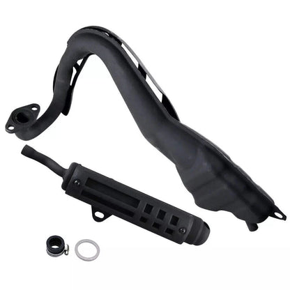 Complete Exhaust Pipe & Muffler Silencer Assembly for Yamaha PW80 / PY80 (1983–2006)